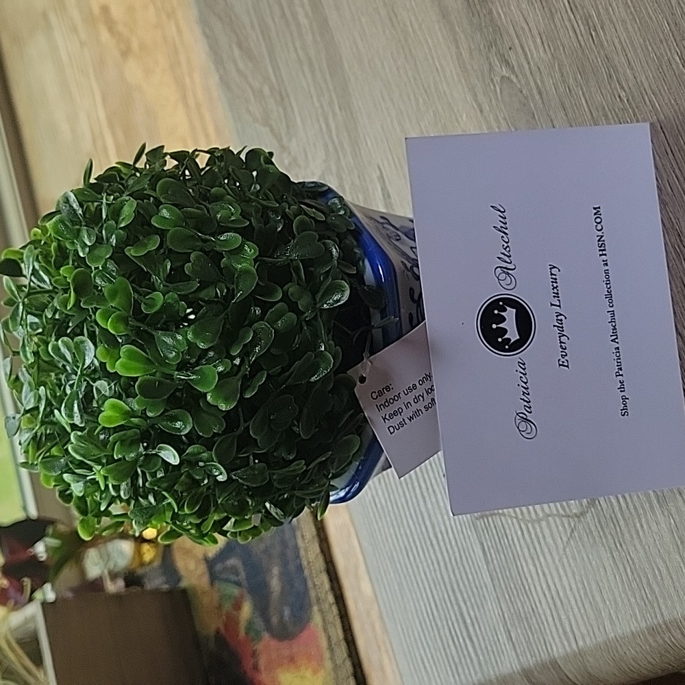 NWOT Patricia Altschul 8" Faux Topiary - Picture 2 of 7
